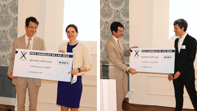 Stefanie Stantcheva (M09) et Casimir de Lavergne (X08), lauréats du Prix Dargelos de l’AX