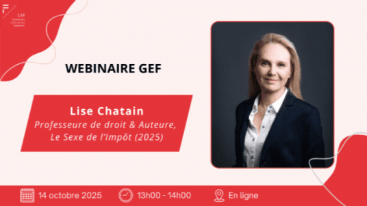 Webinaire GEF: Lise Chatain