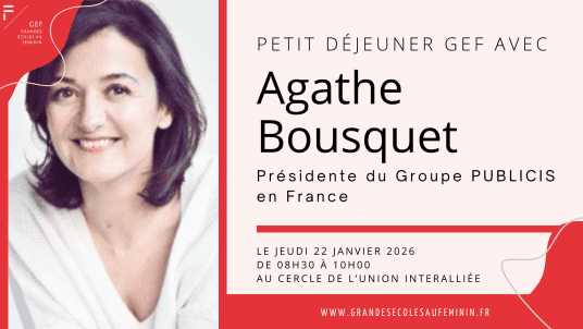 Petit-déjeuner GEF : Agathe Bousquet, présidente de Publicis France