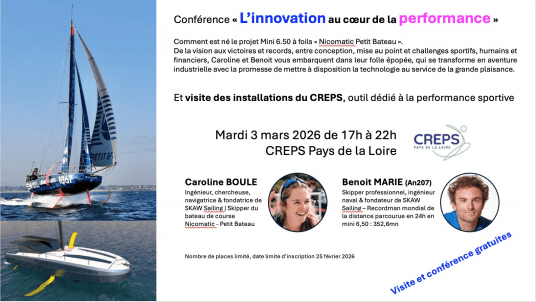 Conférence « L’innovation au cœur de la performance » au CREPS des Pays de la Loire