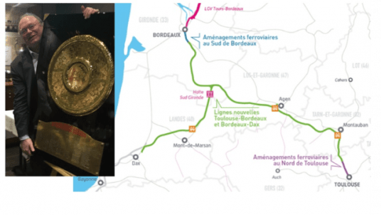 dîner-conférence "du nouvel an" autour de notre camarade Guy Kauffmann : la Ligne Nouvelle TGV Sud-Ouest