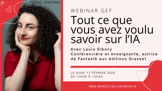 Webinaire GEF: Tout ce que vous avez voulu savoir sur l'IA avec Laura Sibony