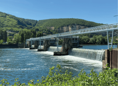 Visite du barrage & écluse de Couzon-au-Mont-d'Or