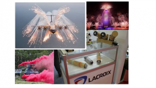 de la part du groupe occitan des ingénieurs de l'armement  : visite de l'établissement pyrotechnique Lacroix à Mazères