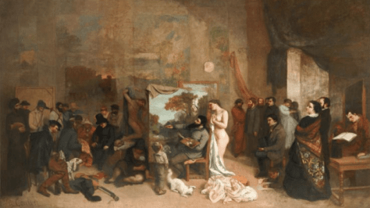 L'Atelier de Courbet, vidéoconférence