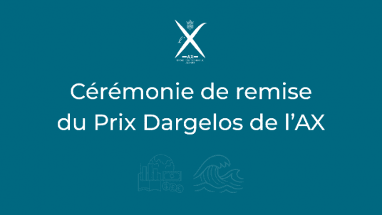 Remise du prix Dargelos de l’AX