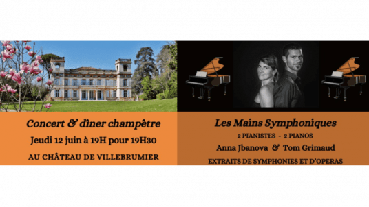 de la part d'Annie et Bertrand Meyer : concert champêtre des Mains Symphoniques